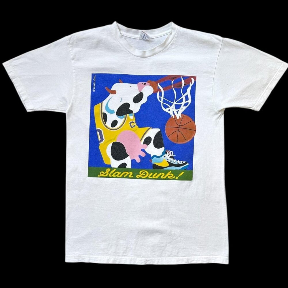 90s vintage Cows Inc basketball tshirt Slam Dunk! Prince Edward Island